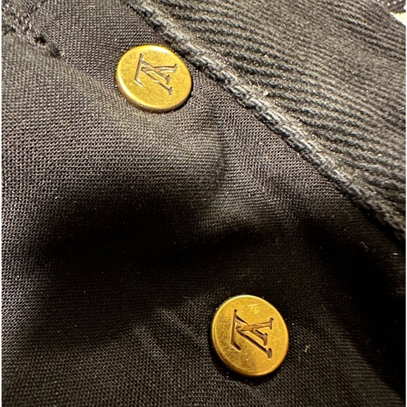 LOUIS VUITTON Monogram Denim Mom Jeans SIZE 36 european (4 US or Small) - Picture 10 of 16